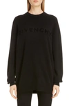 GIVENCHY EMBROIDERED LOGO CASHMERE SWEATER,BW909K4Z6W