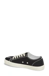 Maison Margiela Split-toe Logo-print Canvas Sneakers In Black