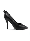 Ferragamo Judy Leather Pumps In Nero