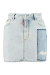 Dsquared2 Dalma Patch Denim Skirt In Denim