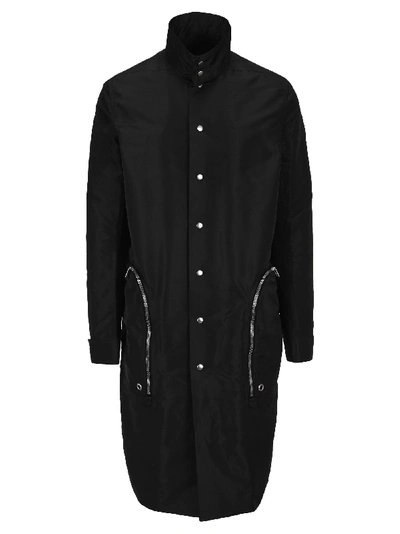 Rick Owens Creatch Lab Coat In Black