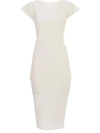 Rick Owens Easy Sarah Cotton-blend Dress In White