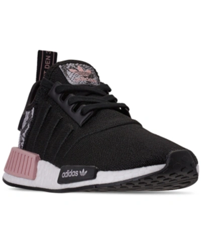 adidas gazelle silver green womens Shop Black Mens adidas NMD R1 Lace Up Sneakers – Shoebacca main image 1
