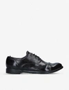 OFFICINE CREATIVE MENS BLACK ANATOMIA LACELESS LEATHER DERBY SHOES 44,5120-10004-4330700109