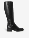 DUNE KNEE-HIGH LEATHER BOOTS,942-10105-0089500580003484