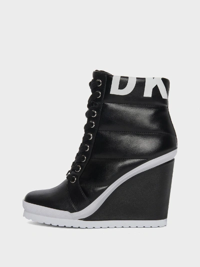 dkny noho wedge sneaker