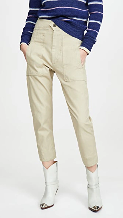 Isabel Marant Étoile Raluni Trousers In Green