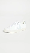 Veja Esplar Low-top Leather Sneakers In Extra White