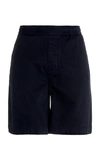 Acne Studios Elasticated-waist Ripstop Shorts In Navy