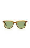 Oliver Peoples Lachman Oversized Square-frame Acetate Sunglasses In Brown