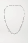 SUZANNE KALAN 18-KARAT WHITE GOLD DIAMOND NECKLACE