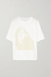 CHLOÉ OVERSIZED PRINTED COTTON-JERSEY T-SHIRT