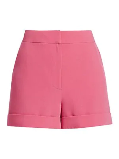 Cinq À Sept Cinq A Sept Elaine High-rise Crepe Shorts In Neutrals