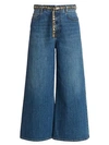 STELLA MCCARTNEY Eco Dark Stone High-Waist Wide-Leg Jeans