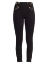 VERSACE JEANS COUTURE Buckle Detail Skinny Jeans