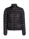 Moncler Lans Down Puffer Jacket In Black