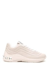 Miu Miu Jeweled-heel Trainer Sneakers In Opale (beige)