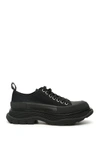 Alexander Mcqueen Tread Slick Sneakers In Black Black Black (black)