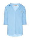 MARNI BLUSE S/S POLO NECK SHIRT,11191944