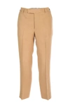 GUCCI LINEN AND VISCOSE TROUSERS,11192299