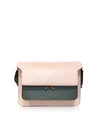 MARNI COLOR BLOCK LEATHER TRUNK BAG,11191881