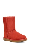 Ugg Classic Ii Genuine Shearling Lined Short Boot In Terracotta Suede