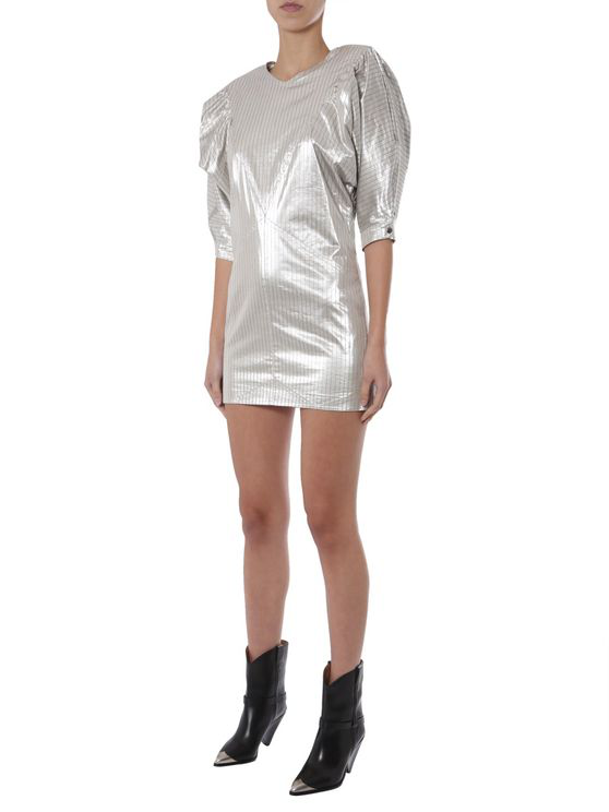 isabel marant silver dress
