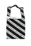 ALEXANDER WANG ALEXANDER WANG LOGO STRIPED SHOPPING TOTE