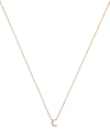 EF COLLECTION Diamond Moon Choker Necklace,060050260311