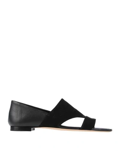 Tod's Sandals In Black