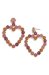 BAUBLEBAR MAGNOLIA HEART DROP EARRINGS,74666