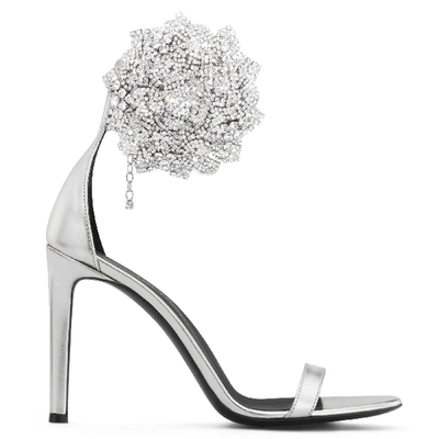 Giuseppe Zanotti Fleur In Silver