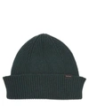 PAUL SMITH RIBBED CASHMERE-BLEND BEANIE HAT,000637117