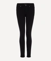 Paige Cindy Straight-leg High-rise Stretch-denim Jeans In Black