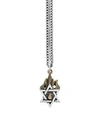 King Baby Studio New Classics Star Of David Goldtone Sterling Silver Necklace