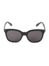 Gucci 52mm Square Sunglasses In Black