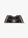 SHRIMPS BLACK DALLAS CRYSTAL BAGUETTE CLUTCH BAG,DABBA12SH14307732