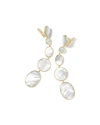 IPPOLITA POLISHED ROCK CANDY 18K 5-DROP CLIP EARRINGS, MOTHER-OF-PEARL,PROD225310498