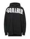 Dsquared2 Hooded Sweatshirt In Black