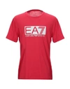 EA7 EA7 MAN T-SHIRT RED SIZE M COTTON,12420980GE 2