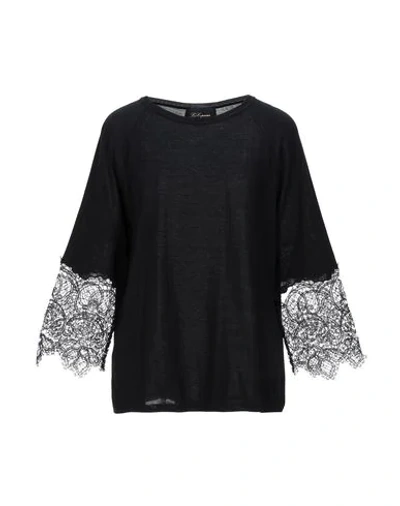 Les Copains Sweater In Black