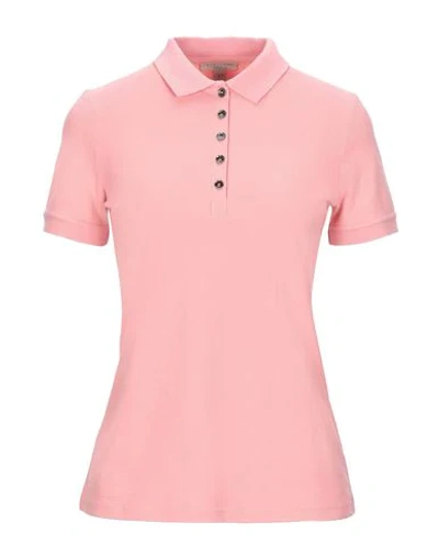 Burberry Polo Shirt In Pink