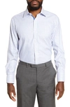 ENGLISH LAUNDRY TRIM FIT GEOMETRIC DRESS SHIRT,A9830-2