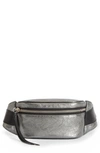 ALLSAINTS MIKI LEA METALLIC LEATHER BELT BAG,WB212R