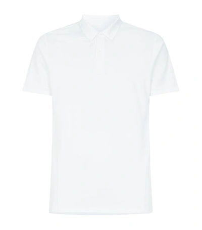 Derek Rose Ramsay Stretch Cotton And Tencel-blend Piqué Polo Shirt In White