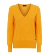 AKRIS CASHMERE V-NECK SWEATER,15015784