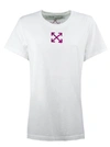 OFF-WHITE T-SHIRT IN WHITE COTTON,11192640