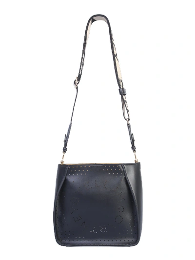 Stella Mccartney Shoulder Bag With Logo In Nero