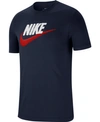 Nike Men's Sportswear Logo T-shirt In Obsidian