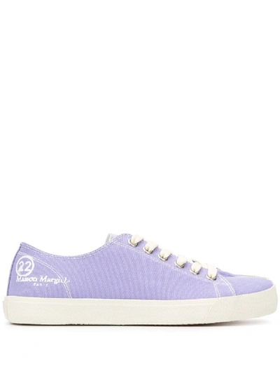 Maison Margiela Tabi Low-top Sneakers In Purple